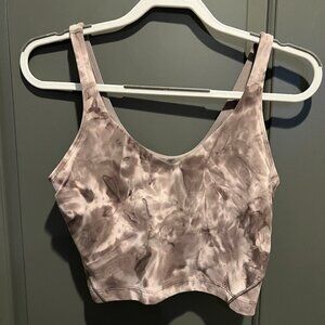 Lululemon Align Tank Top Diamond Dye Mink Bery Lunar Rock Shadow Grey-Size 10